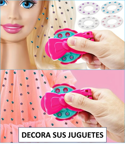 DIAMOND HAIR – Decora uñas, cabello, ropa y juguetes