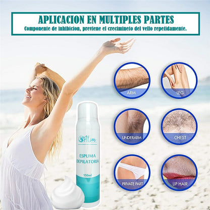 Espuma depilatoria Sin Irritación | AlimSilk®