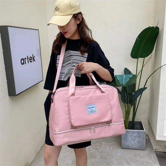 Bolso de plegable ExpandTravel Pro® | Rosado GRATIS Perfumero pórtatil