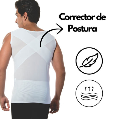 Camiseta Moldeadora SlimShirt® | Mejora la postura y Oculta Llantas