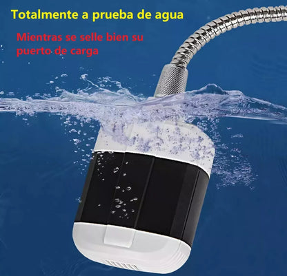 Ducha Portatil Recargable EcoShowerGo® | GRATIS Soporte